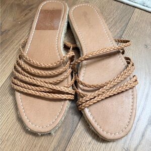 Madewell Tan Leather Sandal